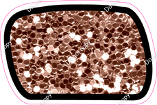 CUL 23.5" Individuals - Rose Gold Sparkle Dash