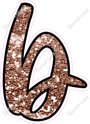 CUL 23.5" Individuals - Rose Gold Sparkle b