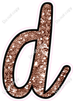 CUL 23.5" Individuals - Rose Gold Sparkle d