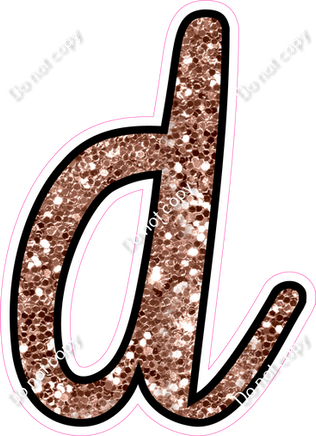 CUL 23.5" Individuals - Rose Gold Sparkle d