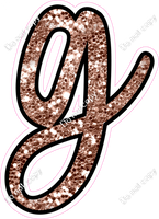 CUL 23.5" Individuals - Rose Gold Sparkle g