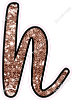 CUL 23.5" Individuals - Rose Gold Sparkle h