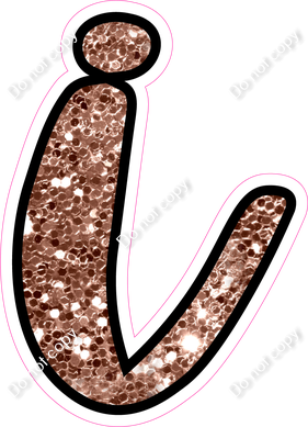 CUL 23.5" Individuals - Rose Gold Sparkle i