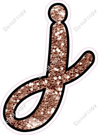 CUL 23.5" Individuals - Rose Gold Sparkle j