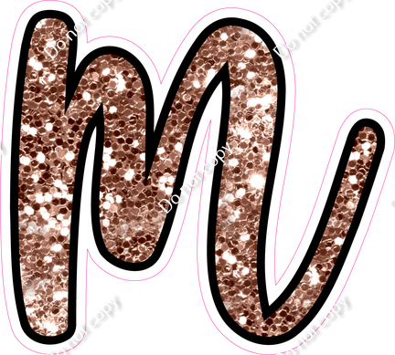 CUL 23.5" Individuals - Rose Gold Sparkle m