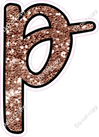 CUL 23.5" Individuals - Rose Gold Sparkle p