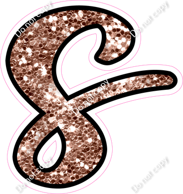 CUL 23.5" Individuals - Rose Gold Sparkle s