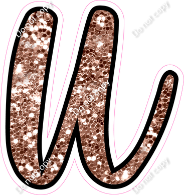 CUL 23.5" Individuals - Rose Gold Sparkle u