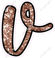 CUL 23.5" Individuals - Rose Gold Sparkle v