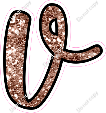 CUL 23.5" Individuals - Rose Gold Sparkle v