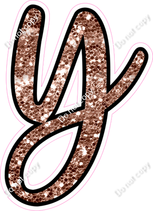 CUL 23.5" Individuals - Rose Gold Sparkle y