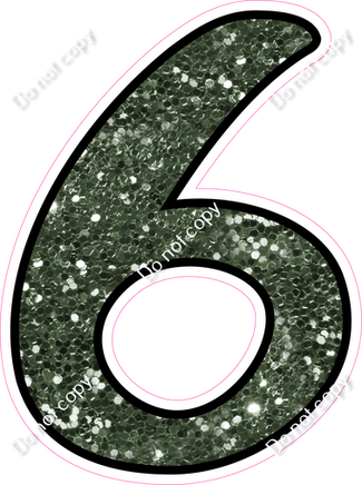 CUL 23.5" Individuals - Sage Sparkle 6