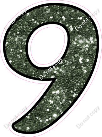 CUL 23.5" Individuals - Sage Sparkle 9