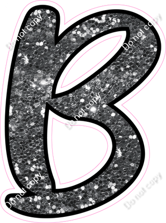 CUL 23.5" Individuals - Silver Sparkle B