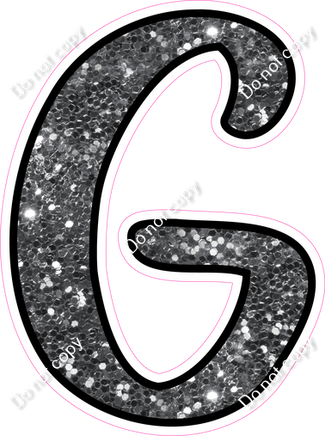 CUL 23.5" Individuals - Silver Sparkle G