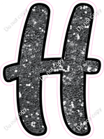 CUL 23.5" Individuals - Silver Sparkle H