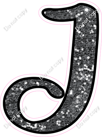 CUL 23.5" Individuals - Silver Sparkle J