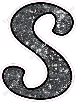 CUL 23.5" Individuals - Silver Sparkle S