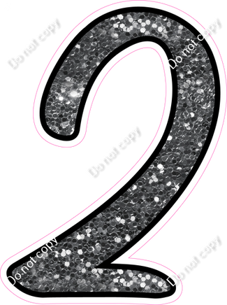 CUL 23.5" Individuals - Silver Sparkle 2