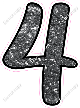 CUL 23.5" Individuals - Silver Sparkle 4