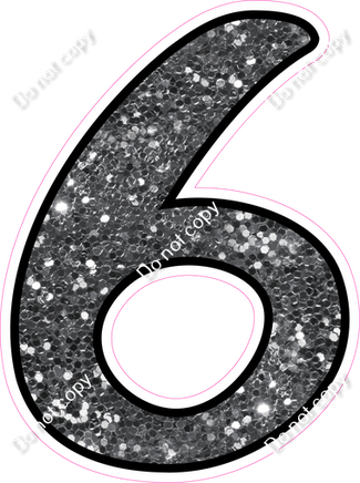 CUL 23.5" Individuals - Silver Sparkle 6