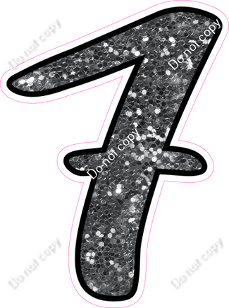 CUL 23.5" Individuals - Silver Sparkle 7