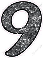 CUL 23.5" Individuals - Silver Sparkle 9