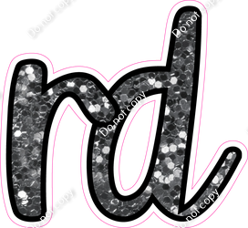 CUL 23.5" Individuals - Silver Sparkle RD