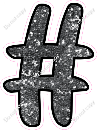 CUL 23.5" Individuals - Silver Sparkle #