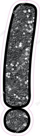 CUL 23.5" Individuals - Silver Sparkle !