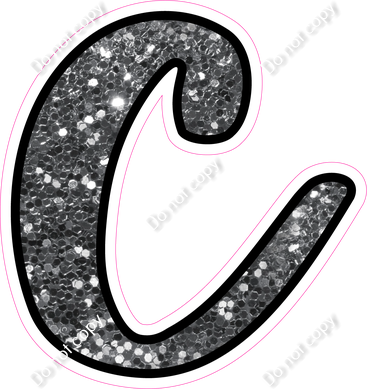 CUL 23.5" Individuals - Silver Sparkle c