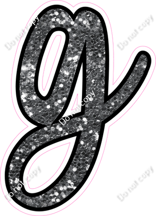 CUL 23.5" Individuals - Silver Sparkle g