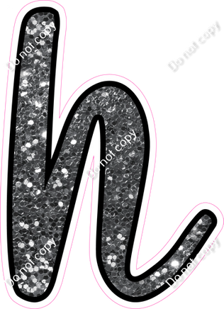 CUL 23.5" Individuals - Silver Sparkle h