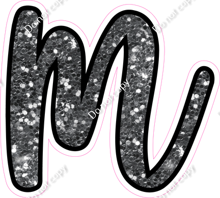 CUL 23.5" Individuals - Silver Sparkle m