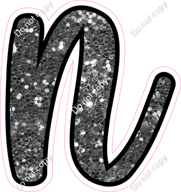 CUL 23.5" Individuals - Silver Sparkle n