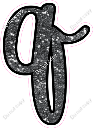 CUL 23.5" Individuals - Silver Sparkle q