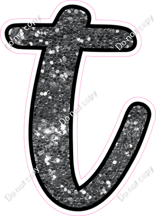 CUL 23.5" Individuals - Silver Sparkle t