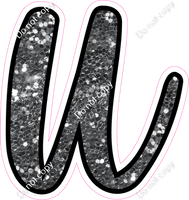 CUL 23.5" Individuals - Silver Sparkle u