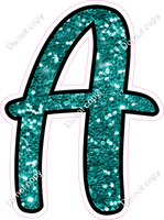 CUL 23.5" Individuals - Teal Sparkle A