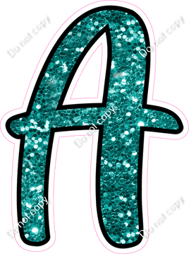 CUL 23.5" Individuals - Teal Sparkle A