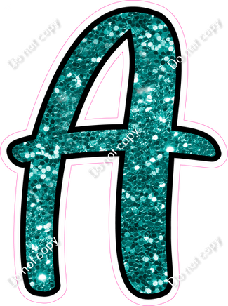 CUL 23.5" Individuals - Teal Sparkle A