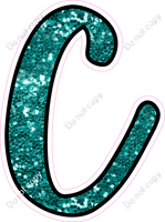 CUL 23.5" Individuals - Teal Sparkle C
