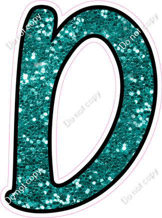 CUL 23.5" Individuals - Teal Sparkle D