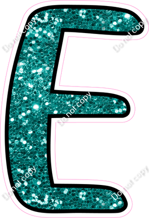 CUL 23.5" Individuals - Teal Sparkle E