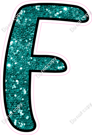 CUL 23.5" Individuals - Teal Sparkle F