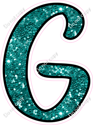 CUL 23.5" Individuals - Teal Sparkle G