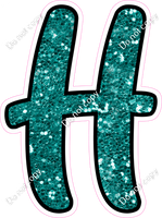CUL 23.5" Individuals - Teal Sparkle H