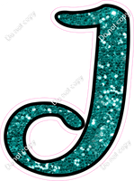 CUL 23.5" Individuals - Teal Sparkle J