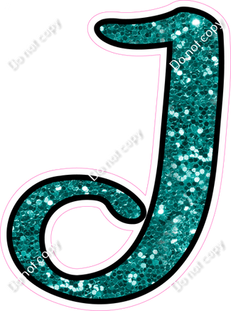 CUL 23.5" Individuals - Teal Sparkle J