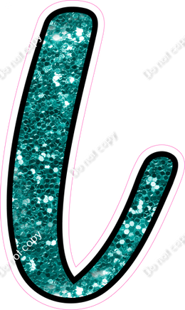CUL 23.5" Individuals - Teal Sparkle L